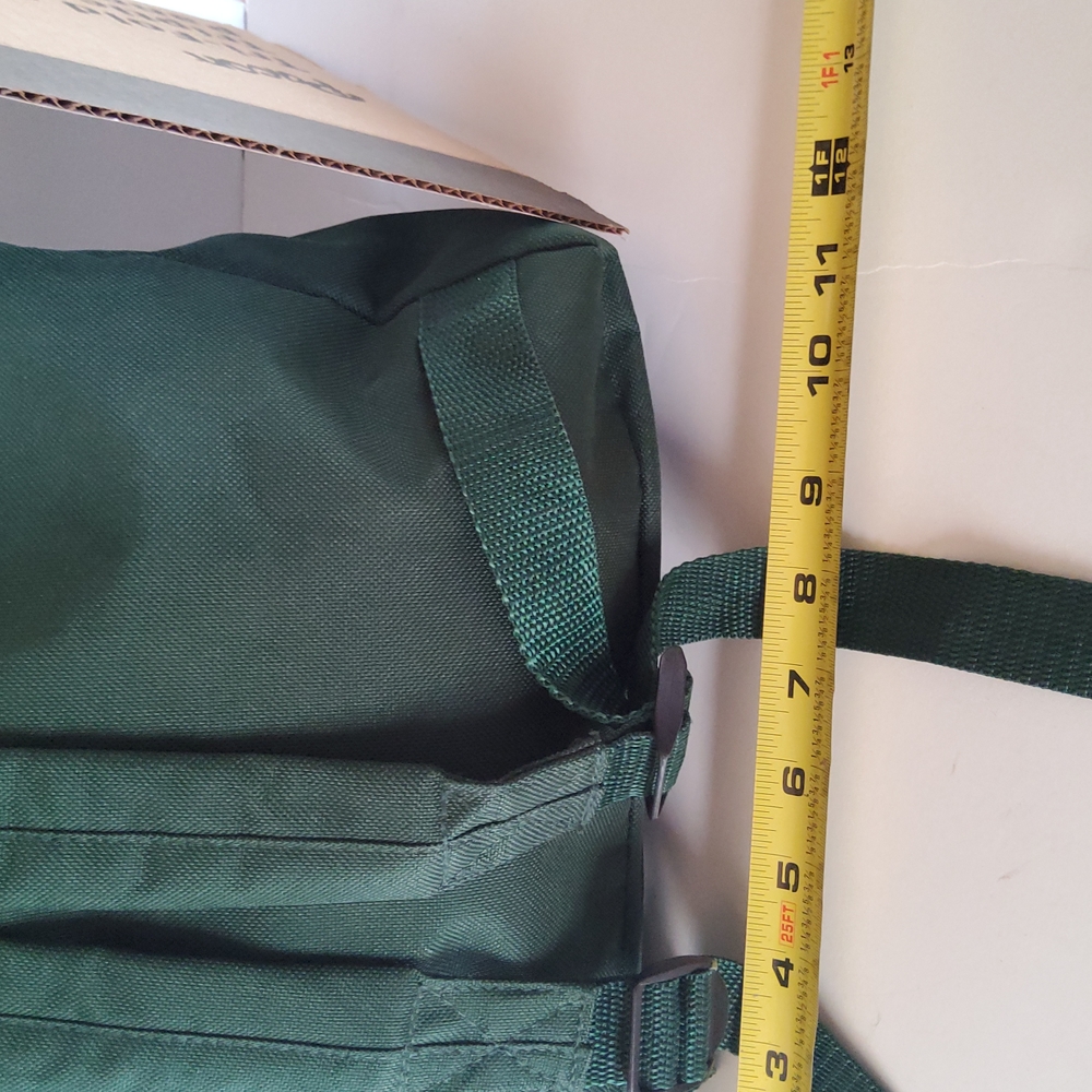 Backpack dark green O,Charley's FOX American Idol abc news Charleston NWOT. - Picture 8 of 12